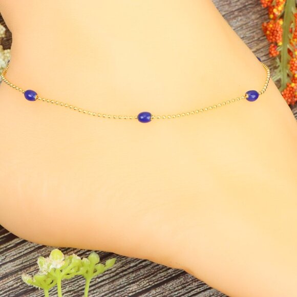 "Elegant Handmade Anklet – Delicate Jewelry for Women, MAR091370 - Picture 4 of 10